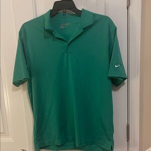Nike Men's Green Polo Shirt